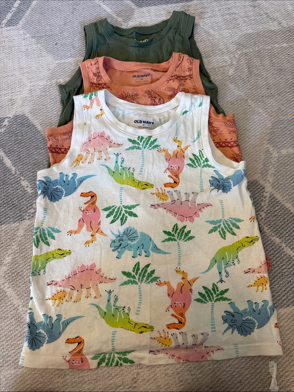 Boys old navy tanks
